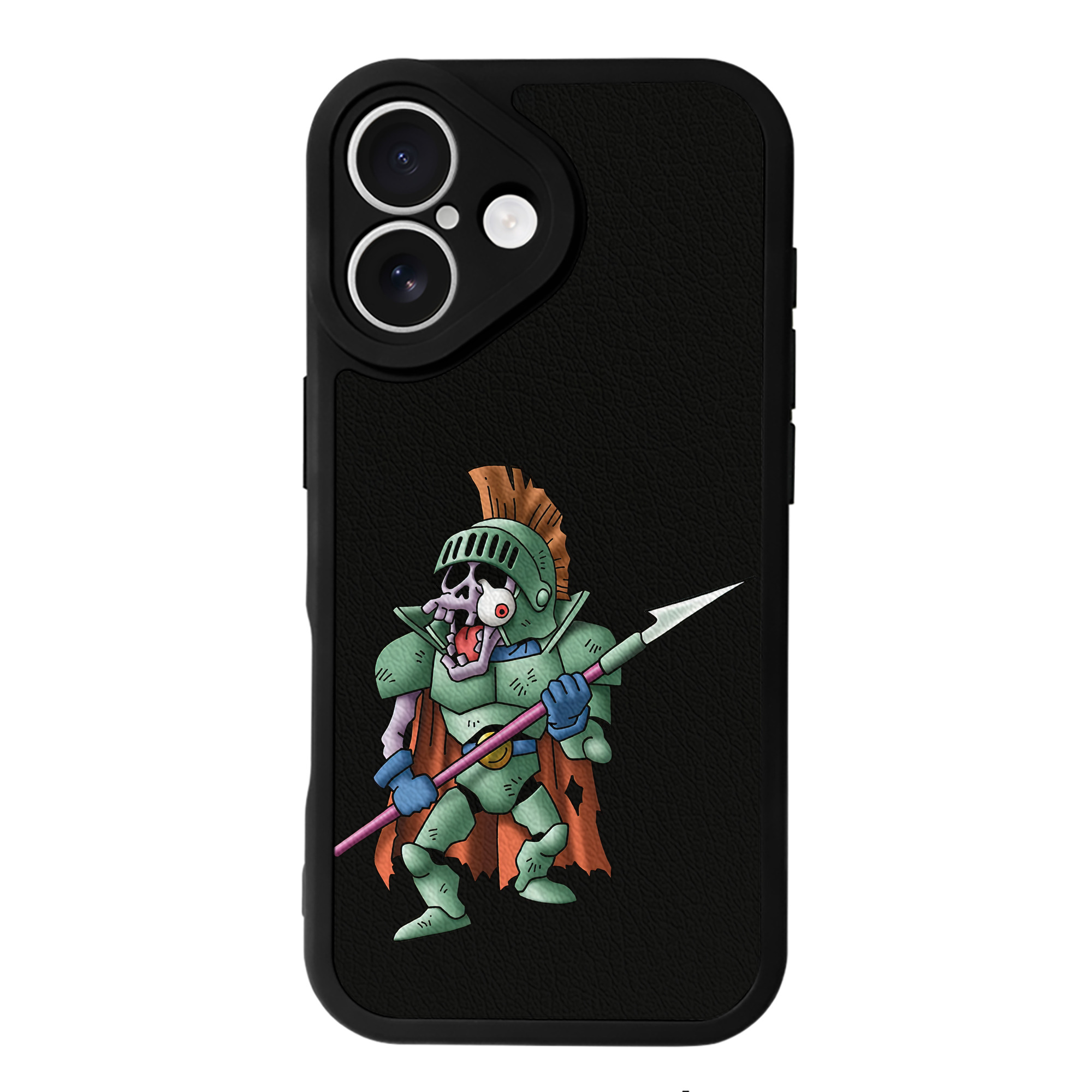 （画像用） ドラゴンクエスト Doragon Kuesuto Dragon Quest 【iPhone 16シリーズ対応】シリコンスマホケース（レザー調） 材質：シリコン